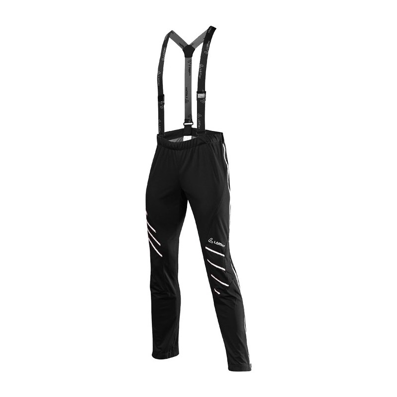 Menns bukser Löffler WS Softshell Light Worldcup Svart-hvit Menns bukser Löffler WS Softshell Light Worldcup Svart-hvit